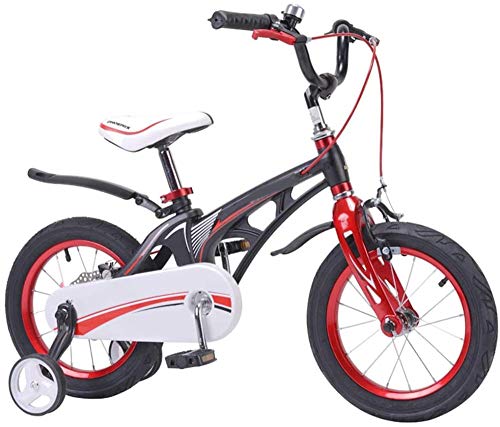 XXCZB Bicicleta de niño y niña de 3~13 años Bicicleta pequeña Bicicleta de Ejercicio para niños Bicicleta al Aire Libre Triciclo de Pedal para niños (Color: Rosa Tamaño: 12 Pulgadas)