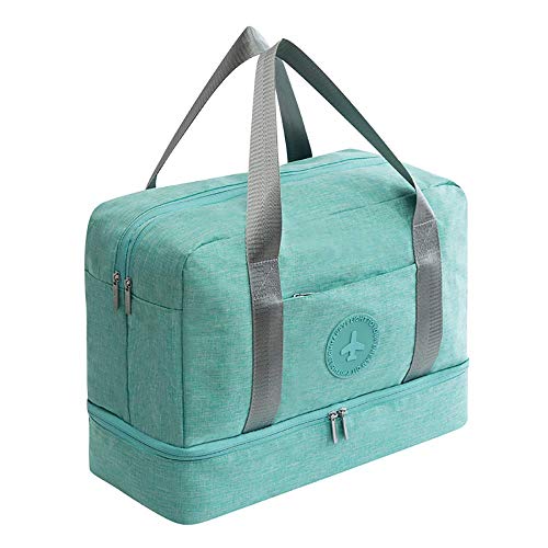 Young & Ming Impermeable Bolsa de Deporte con Compartimento para Zapatos Bolsa de Gimnasio Grande Bolsa de Viaje Bolsa Fin de Semana para Hombre/Mujer, 20L-Azul Claro Young & Ming Impermeable Bolsa de Deporte con Compartimento para Zapatos Bolsa de Gimnasio Grande Bolsa de Viaje Bolsa Fin de Semana para Hombre/Mujer, 20L-Azul Claro