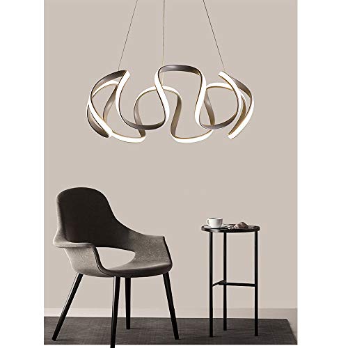 ZJP-dzsw Luz de Techo Aluminio + acrílico Material nórdicos Modernos Minimalistas Restaurante Luces - Bar/Restaurante/Sala de Estar/Dormitorio de Techo artístico, D40 * H40cm, ZJP-dzsw Luz de Techo Aluminio + acrílico Material nórdicos Modernos Minimalistas Restaurante Luces - Bar/Restaurante/Sala de Estar/Dormitorio de Techo artístico, D40 * H40cm,