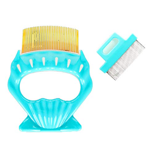 ZMXZMQ - Peine para la eliminación de la piel de perro y gato, cepillo deslizante automático, mejora la circulación sanguínea y el masaje, apto para cabello largo o corto ZMXZMQ - Peine para la eliminación de la piel de perro y gato, cepillo deslizante automático, mejora la circulación sanguínea y el masaje, apto para cabello largo o corto