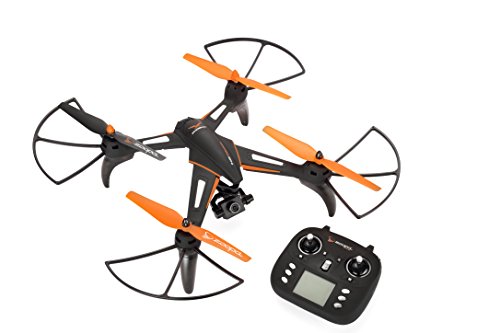 zoopa Phoenix dron HD con HD cámara y Gimbel a la estabilización de Imagen – Negro de Color Naranja – Cargar y Batalla