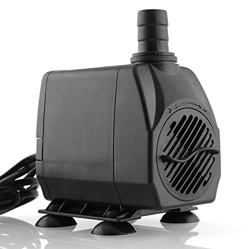Amzdeal Bomba de Agua Bomba Sumergible Bomba Circulacion, 60W 3000L / H max Altura de 3m Bomba de Fuente, Acuario, Pecera para el Agua Dulce y Marino Amzdeal Bomba de Agua Bomba Sumergible Bomba Circulacion, 60W 3000L / H max Altura de 3m Bomba de Fuente, Acuario, Pecera para el Agua Dulce y Marino