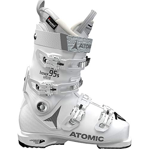 ATOMIC HAWX Ultra 95 W - Botas de esquí para Mujer, 26.5, Blanco/Plateado
