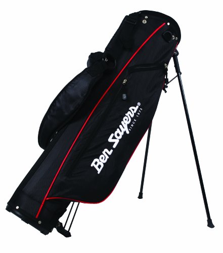 Ben Sayers - Bolsa de Golf con Soporte (15,2 cm) Negro Negro/Rojo Talla:No se Aplica
