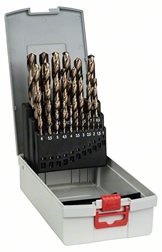 Bosch 2 608 587 018 - Juego de 25 brocas para metal ProBox HSS-Co, DIN 338 (aleación de cobalto) - 1-13 mm (pack de 25) Bosch 2 608 587 018 - Juego de 25 brocas para metal ProBox HSS-Co, DIN 338 (aleación de cobalto) - 1-13 mm (pack de 25)
