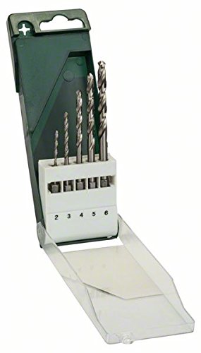 Bosch 2 609 255 127 - Juego de 5 brocas para metal HSS-G con vástago de inserción hexagonal Bosch 2 609 255 127 - Juego de 5 brocas para metal HSS-G con vástago de inserción hexagonal