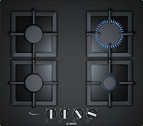Bosch Serie 6 PPP6A6B20 hobs Negro Integrado Encimera de gas - Placa (Negro, Integrado, Encimera de gas, Vidrio, 1000 W, 1750 W) Bosch Serie 6 PPP6A6B20 hobs Negro Integrado Encimera de gas - Placa (Negro, Integrado, Encimera de gas, Vidrio, 1000 W, 1750 W)