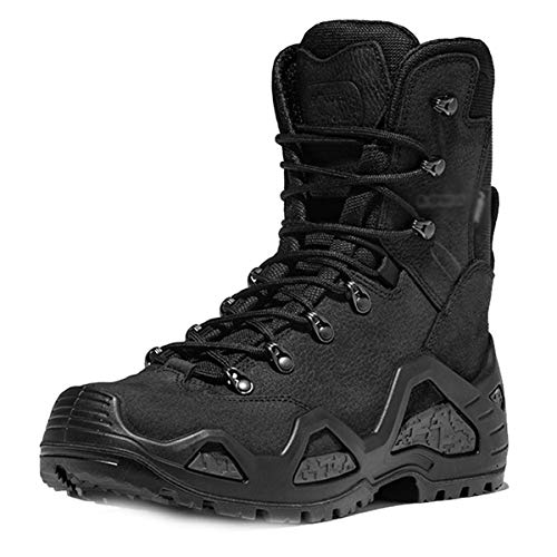 Botas militares impermeables y resistentes al desgaste para hombres, botas tácticas del desierto al aire libre, botas de combate, zapatos de seguridad para la policía, zapatos para caminar,A-41