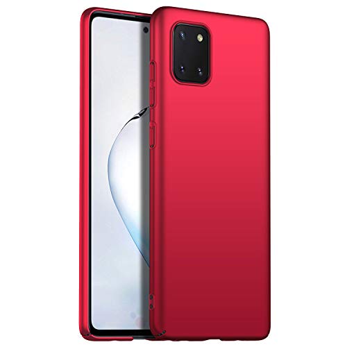 BRAND SET Funda para Samsung Galaxy Note 10 Lite Ultra Slim Anti-Rasguño y Resistente Huellas Dactilares Totalmente Protectora Caso de Plástico Duro Cover para Samsung Galaxy Note 10 Lite-Rojo BRAND SET Funda para Samsung Galaxy Note 10 Lite Ultra Slim Anti-Rasguño y Resistente Huellas Dactilares Totalmente Protectora Caso de Plástico Duro Cover para Samsung Galaxy Note 10 Lite-Rojo