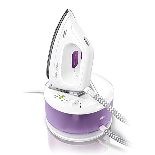 Braun Hogar Carestyle Compact IS2044VI Centro De Planchado, Suela 3D Eloxal Plus, Vapor Constante, 2200 W, Blanco/Purpura Braun Hogar Carestyle Compact IS2044VI Centro De Planchado, Suela 3D Eloxal Plus, Vapor Constante, 2200 W, Blanco/Purpura