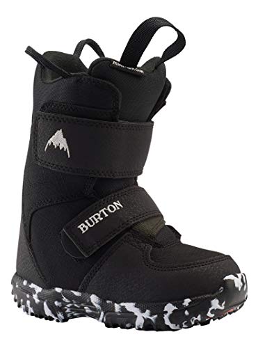 Burton Mini Grom - Botas de Snowboard para niño, Color Negro