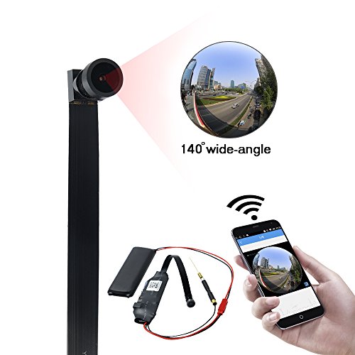 Cámara WiFi UYIKOO 140° Mini Cámara Espia 1080P HD Cámara de Video Oculta Cámara WiFi Cámara de Seguridad para el Hogar Niñera Detección de Movimiento para iPhone/Android Vista Remota