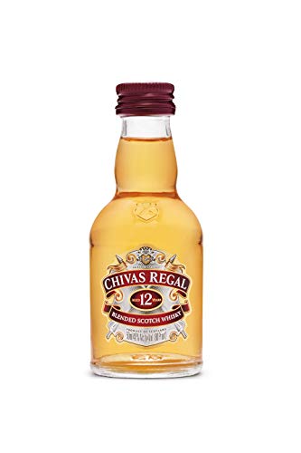 Chivas Regal 12 años Whisky Escocés de Mezcla Miniatura - 50 ml