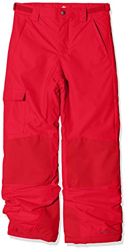 Columbia Bugaboo II Pantalones de esquí, Niños, Rojo (Mountain Red), Talla: L