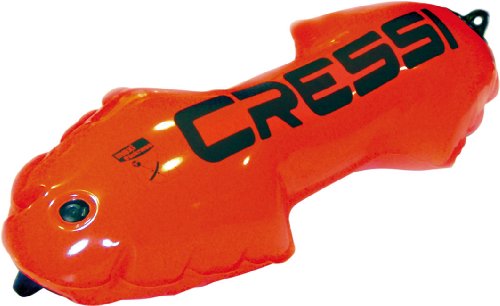 Cressi Mini Torpedo Orange - Boya de Amarre para Barcos, Color Naranja