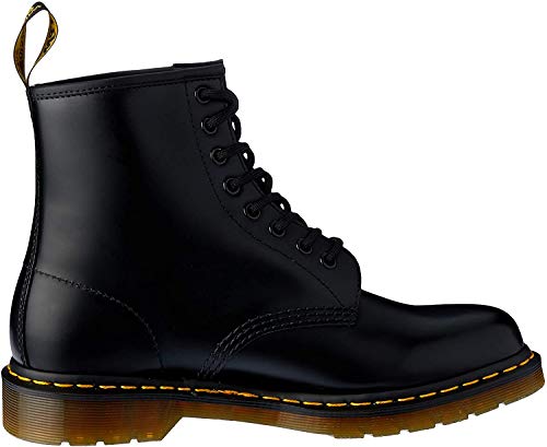 Dr. Martens 1460 - Botas Militares de Mujer, Negro (Black Smooth), 39 EU