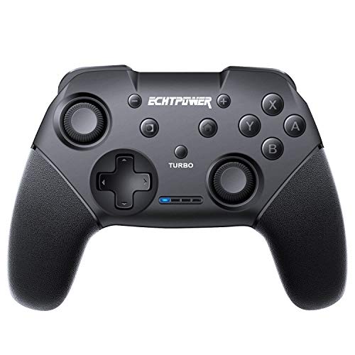 ECHTPower Mando para Nintendo Switch Apoya Vibración, Turbo y Giroscopio, Controlador Bluetooth Inalámbrico y Recargable de Batería 600mAh para Nintendo Switch/ Nintendo Switch Lite ECHTPower Mando para Nintendo Switch Apoya Vibración, Turbo y Giroscopio, Controlador Bluetooth Inalámbrico y Recargable de Batería 600mAh para Nintendo Switch/ Nintendo Switch Lite