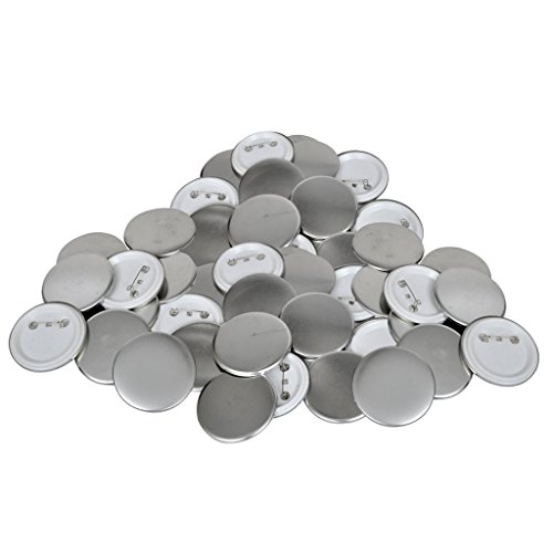Festnight Pins Botones 500 Piezas - Material de Plástico y Metal, 44 mm