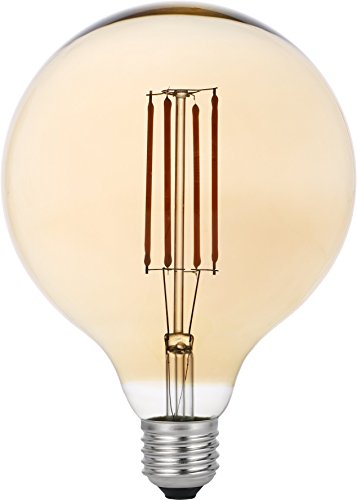 Garza Lighting - Bombilla LED Vintage Gold, potencia 4W, casquillo E27, luz cálida 2700K