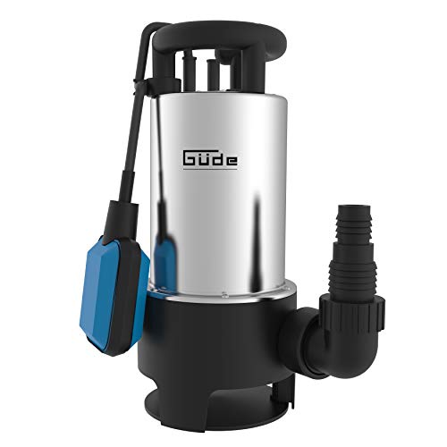 Güde 94639 GS 1103 Pi Bomba sumergible de aguas residuales, 230 V, 1100 W, Plata/Azul/Negro Güde 94639 GS 1103 Pi Bomba sumergible de aguas residuales, 230 V, 1100 W, Plata/Azul/Negro