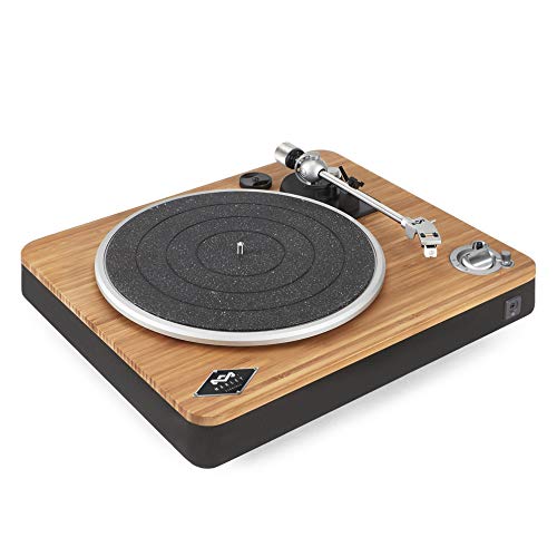 House of Marley EM-JT002-SB Stir It Up Tocadiscos Inalámbrica Bluetooth, 45/33 RPM, Placa de Aleación de Aluminio, Brazo de Metal Rígido, Cartucho mm Audio-Technica House of Marley EM-JT002-SB Stir It Up Tocadiscos Inalámbrica Bluetooth, 45/33 RPM, Placa de Aleación de Aluminio, Brazo de Metal Rígido, Cartucho mm Audio-Technica