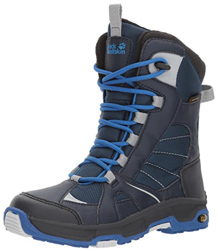 Jack Wolfskin S Snow Ride Texapore, Zapatos de High Rise Senderismo para Niños, Azul (Vibrant Blue 1615), 26 EU