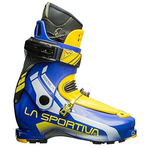 La Sportiva Sideral 2.0 - Botas de esquí de travesía, Color Amarillo/Azul, Talla 27.5 La Sportiva Sideral 2.0 - Botas de esquí de travesía, Color Amarillo/Azul, Talla 27.5