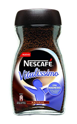 NESCAFÉ Café Vitalissimo Soluble Natural, Bote de cristal, Paquete de 3x200g de Café - Total 600 g
