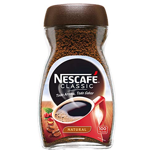 Nescafé Classic Natural - Café soluble - 2 Paquetes de 200 g