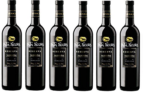 Pata Negra Reserva Vino Tinto D.O Valdepeñas - Pack de 6 Botellas x 750 ml Pata Negra Reserva Vino Tinto D.O Valdepeñas - Pack de 6 Botellas x 750 ml