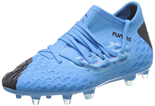 PUMA Future 5.3 Netfit FG/AG JR, Botas de fútbol Unisex niños, Azul (Luminous Blue/Nrgy Blue Black/Pink Alert), 37 EU