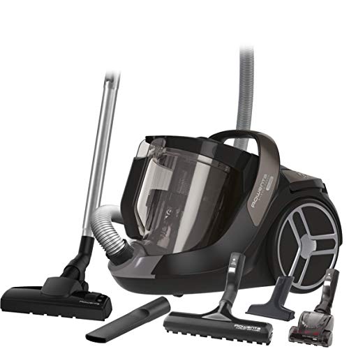 Rowenta Silence Force Cyclonic Animal Care RO7260 - Aspiradora sin bolsa con cabezal de 2 posiciones, deslizamiento adecuado ergonómica, depósito de suciedad de 2.5 l, 5 accesorios Rowenta Silence Force Cyclonic Animal Care RO7260 - Aspiradora sin bolsa con cabezal de 2 posiciones, deslizamiento adecuado ergonómica, depósito de suciedad de 2.5 l, 5 accesorios