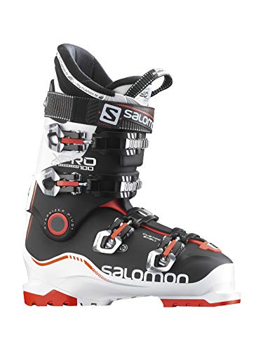 Salomon X Pro 100 2016 - Botas de esquí para hombre, color Blanco, negro y naranja., tamaño 33.5
