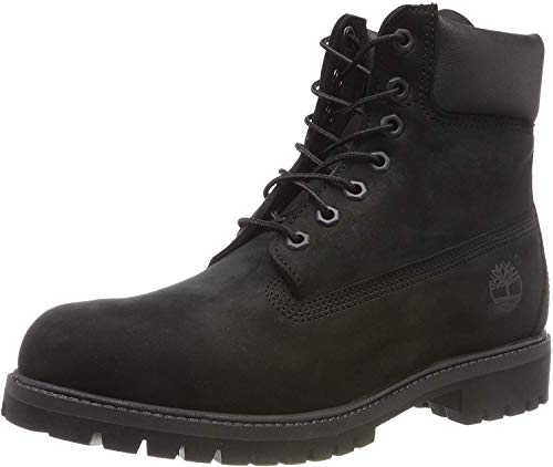 Timberland 6-Inch Premium Boot, Botas para Hombre, Negro (Black Nubuck), 44.5 EU