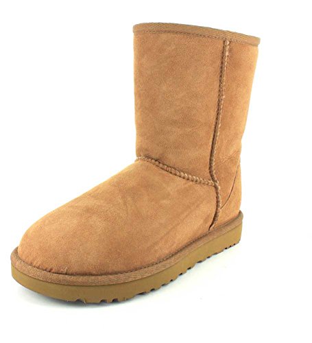 UGG Female Classic Short II Classic Boot, Chestnut, 6 (UK)