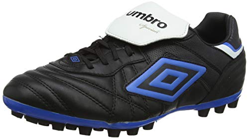 Umbro Speciali Eternal Team, Botas de Fútbol para Hombre, Negro Black White Electric Blue A0c, 42 2/3 EU