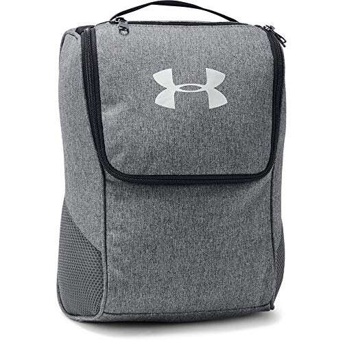 Under Armour UA Shoe Bag Zapatos, Bolsa de Deporte, Hombre, Gris (Graphite Medium Heather/Graphite/Silver 041), Talla única Under Armour UA Shoe Bag Zapatos, Bolsa de Deporte, Hombre, Gris (Graphite Medium Heather/Graphite/Silver 041), Talla única