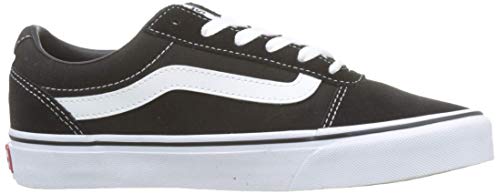 Vans Ward - Zapatillas para Mujer, Negro (Suede/Canvas/Black/White Iju), 38.5 EU