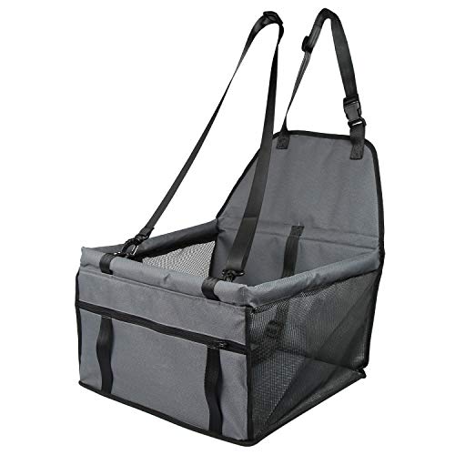 Zellar Asiento Elevador del Coche para Mascotas, Transpirable, Impermeable, Protector de la Cubierta del Asiento del Perro para Viaje, Bolso de Viaje con Correa de Seguridad para Perro Pequeños, Gato Zellar Asiento Elevador del Coche para Mascotas, Transpirable, Impermeable, Protector de la Cubierta del Asiento del Perro para Viaje, Bolso de Viaje con Correa de Seguridad para Perro Pequeños, Gato