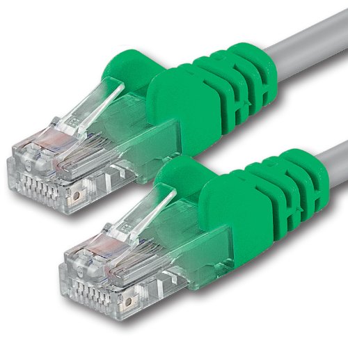 1aTTack - Cable de Red UTP Cruzado, 2 Conectores RJ45, categoría 5, 2m