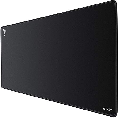 AUKEY Alfombrilla Ratón Grande Gaming Mouse Pad XL (900x400x4mm) con Superficie Texturizada Impermeable, Base de Goma Antideslizante para Gamers, Oficina, PC, Portátil, Ordenador AUKEY Alfombrilla Ratón Grande Gaming Mouse Pad XL (900x400x4mm) con Superficie Texturizada Impermeable, Base de Goma Antideslizante para Gamers, Oficina, PC, Portátil, Ordenador