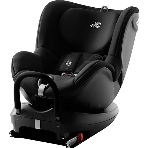 Britax Römer Silla de coche Nacimiento - 4 años, hasta 18 kg, DUALFIX2 R, ISOFIX, Grupo 0+/1, Cosmos Black