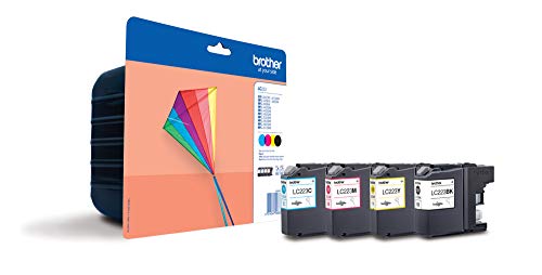 Brother LC223VALBP - Cartucho de tinta, multi-pack (negro, amarillo, magenta, cian)