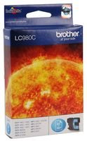 Brother LC980C - Cartucho de tinta cian (duración estimada: hasta 260 páginas según ISO/IEC 24711)