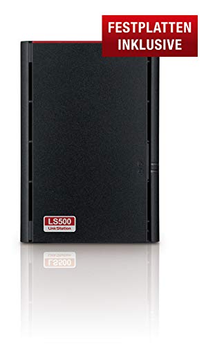 Buffalo Link 5 520D Unità NAS desktop 2 bay Buffalo LS520D0602-EU, 6 TB (2 x 3 TB), negro