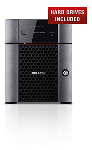Buffalo TeraStation 3410DN Ethernet Escritorio Negro NAS - Unidad Raid (12 TB, Unidad de Disco Duro, Unidad de Disco Duro, Serial ATA III, 3000 GB, 3.5")
