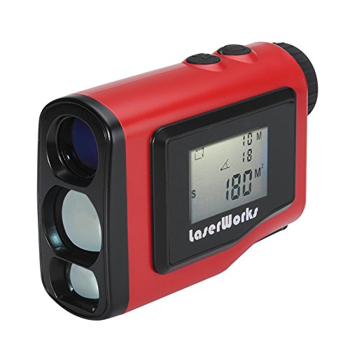 BW Golf telémetro láser 1000 Pro – 1000 M gama, maxstore 1,8 pulgadas Pantalla LCD, goniómetro, asta cerradura, modo de niebla, impermeable