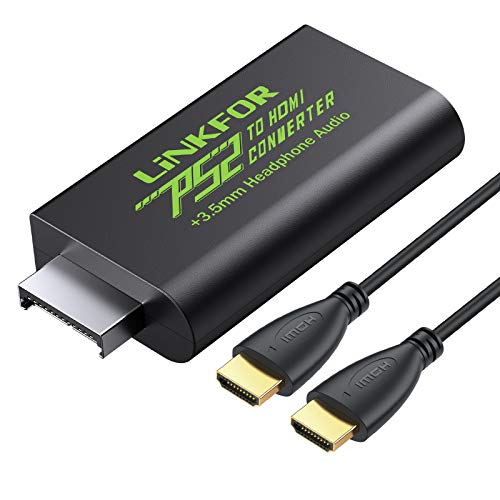Convertidor PS2 a HDMI Adpatador PS2 a HDMI y Audio Jack 3.5mm Adaptador PS2 to HDMI 480i 576i 480p con Cable HDMI para para Playstation 2 HDTV HDMI Monitor Convertidor PS2 a HDMI Adpatador PS2 a HDMI y Audio Jack 3.5mm Adaptador PS2 to HDMI 480i 576i 480p con Cable HDMI para para Playstation 2 HDTV HDMI Monitor