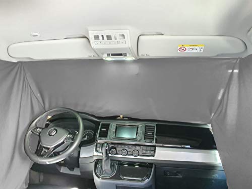 Cortina para parabrisas delantero, para camping, cabina, compatible con Nissan Primastar a partir de 2002 – 2016 FB:F_GR