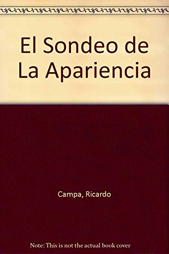 El sondeo de la apariencia el libro y la imagen, España